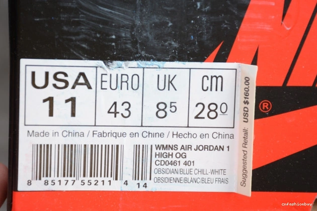 1 UNC Patent CD0461-401 High OG Retro Jordan Air 1126